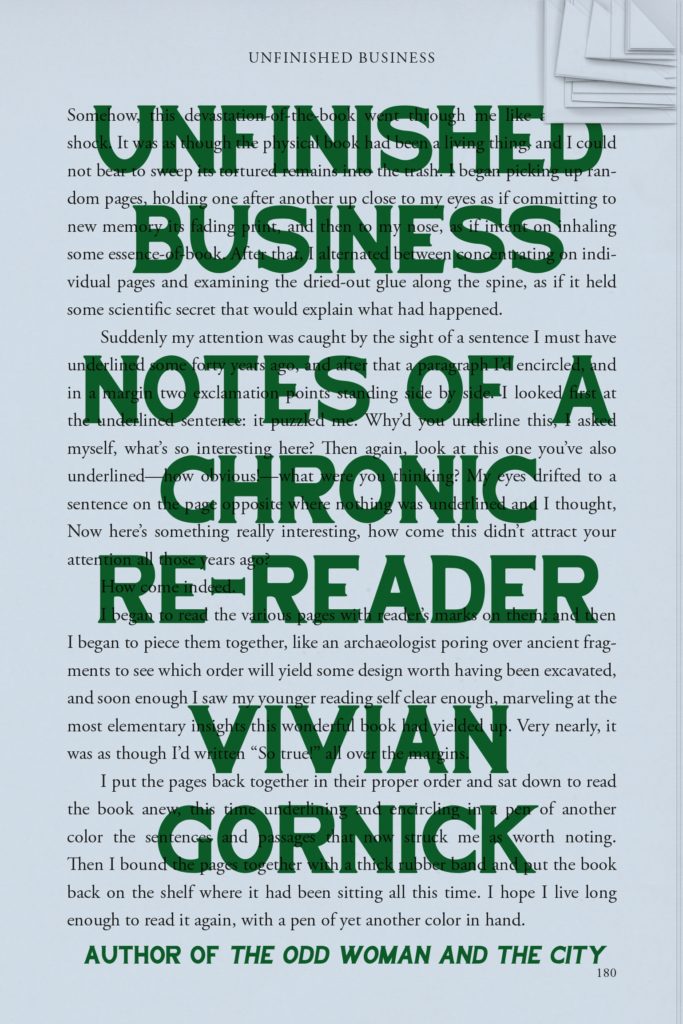 UNFINISHED BUSINESS - jacket image - Carla Cain-Walther