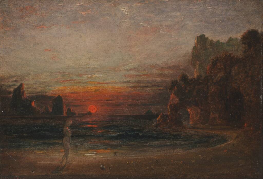 Study for 'Calypso's Grotto'More: Original public domain image from <a href="https://collections.britishart.yale.edu/catalog/tms:709" target="_blank" rel="noopener noreferrer nofollow">Yale Center for British Art</a>